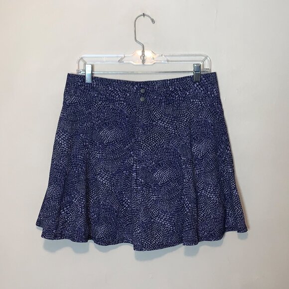 Title Nine Nimblene Active Skirt Skort Size 8 In Purple Pattern - Picture 2 of 6